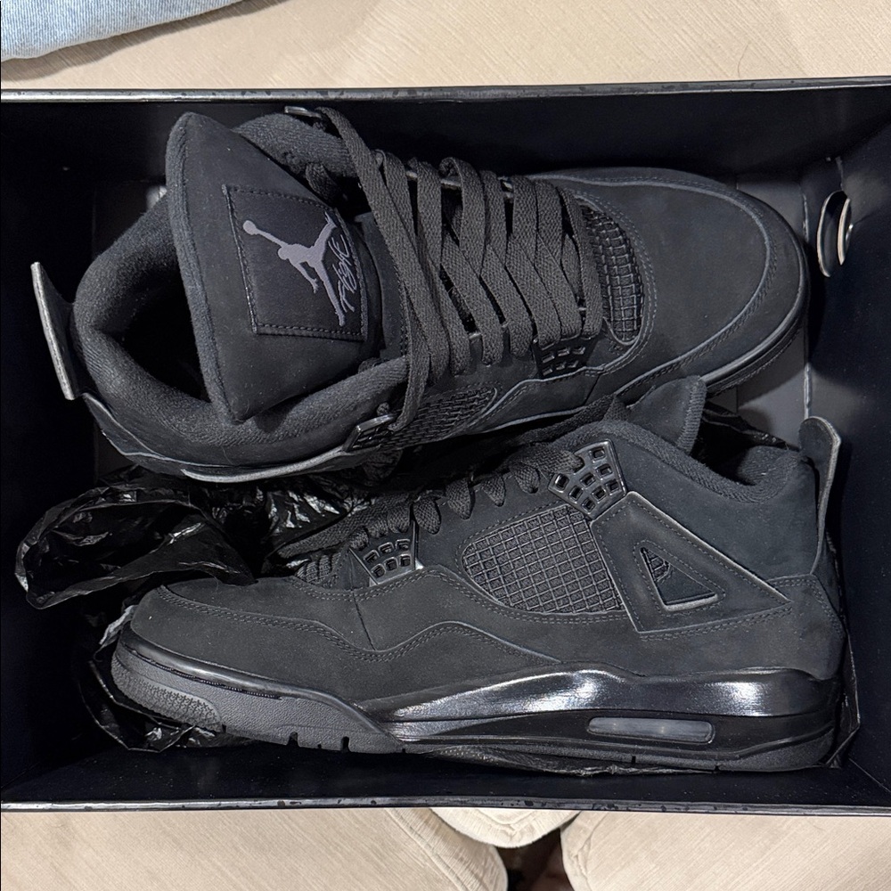 Nike Air Jordan 4 Retro Men’s Sneakers - Black